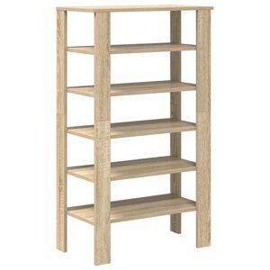 vidaXL Schuhregal Sonoma-Eiche 61x32x105 cm Holzwerkstoff