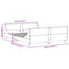 vidaXL Massivholzbett ohne Matratze 135x190 cm Kiefernholz
