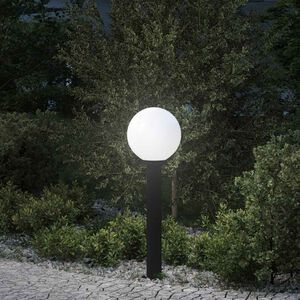 vidaXL Pollerleuchte 80 cm Schwarz IP44