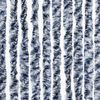 vidaXL Insektenschutz-Vorhang Blau und Wei&szlig; 56x200 cm Chenille