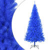 vidaXL K&uuml;nstlicher Weihnachtsbaum mit St&auml;nder Blau 180 cm PVC