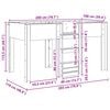 vidaXL Etagenbett f&uuml;r Kinder Wei&szlig; 100 x 200 cm Holzwerkstoff