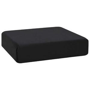 vidaXL Sitzkissen 40 x 40 x 11 cm PU-Schaum Schwarz