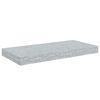 vidaXL Schweberegale 4 Stk. Betongrau 50x23x3,8 cm MDF
