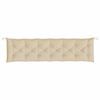 vidaXL Gartenbank-Auflage Beige 200x50x7 cm Oxford-Gewebe