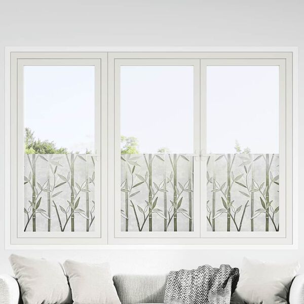 vidaXL Fensterfolien 4 Stk. Matt Bambus-Muster PVC