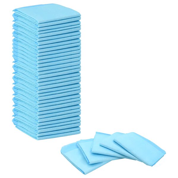 vidaXL Haustier Training Pad 50 pcs Blau und Weiß 60 x 45 cm
