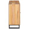 vidaXL Highboard mit Speicher Braun 90 x 33 x 75 cm Massivholz Mango