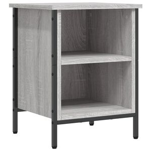 vidaXL Schuhregal Grau Sonoma 38x35x50 cm Holzwerkstoff