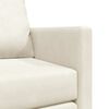 vidaXL Schlafsofa 122cm Creme Samt