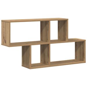 vidaXL Wandregal Wandhalterung Braun Holzwerkstoff