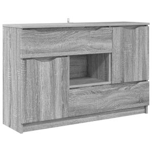 vidaXL Sideboard Graues Sonoma 100 x 30 x 65,6 Holzwerkstoff