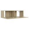 vidaXL TV-Schrank Sonoma-Eiche 100x30x30 cm Holzwerkstoff