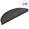 vidaXL Stufenmatten Selbstklebend Sisal-Optik 30Stk. 56x17x3cm