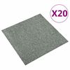 vidaXL Teppich 20 pcs Gr&uuml;n 50 x 50 cm 100% Polypropylen