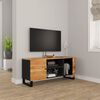 vidaXL TV-Schrank 105x33x46 cm Massivholz Akazie