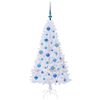 vidaXL K&uuml;nstlicher Weihnachtsbaum Wei&szlig; 120 cm PVC und Stahl