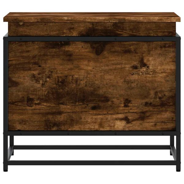 vidaXL Aufbewahrungsbox mit Deckel R&auml;uchereiche 60x40x51,5 cm