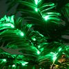 vidaXL K&uuml;nstliche Palme mit 136 LEDs Warmwei&szlig; 220 cm