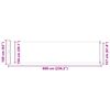vidaXL Seitenmarkise Ausziehbar 600x160 cm Rot