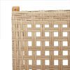 vidaXL 7-tlg. Garten-Essgruppe Poly Rattan und Massivholz Beige