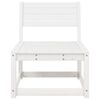 vidaXL Gartensofa Weiß Massivholz Kiefer