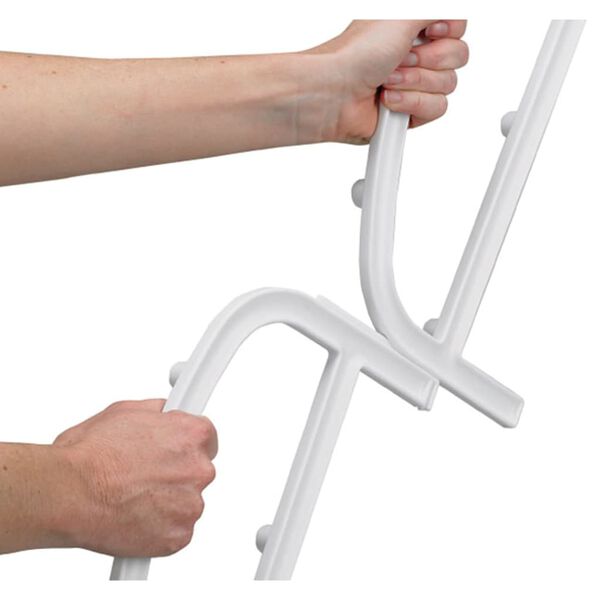 Practo Home T&uuml;r-Schuhregal f&uuml;r 36 Paar Schuhe Wei&szlig;