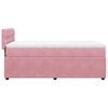 vidaXL Boxspringbett mit Matratze Rosa 80x200 cm Samt