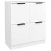 vidaXL Sideboard Wei&szlig; 60x30x70 cm Holzwerkstoff