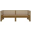 vidaXL Tagesbett Ausziehbar Honigbraun 2x(80x200) cm Massivholz Kiefer