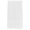 vidaXL Spitzenvorhang mit Vorh&auml;ngen Wei&szlig; 200 x 200 cm Polyester