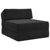 vidaXL Klappsofa Bett Schwarz 60 x 70 x 41 cm Stoff
