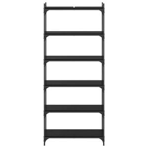 vidaXL B&uuml;cherregal 6 Ebenen 80 x 30 x 188 cm Holzwerkstoff