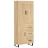 vidaXL Highboard Sonoma-Eiche 69,5x34x180 cm Holzwerkstoff