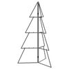 vidaXL Metall Weihnachtsbaum KUOPIO 100 cm Stahl Schwarz