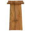 vidaXL Badezimmer Hocker Braun 50 x 29,5 x 50,5 cm Massivholz Teak