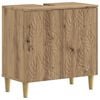 vidaXL Waschbeckenschrank DELFT Artisan-Eiche 59,5 x 31,5 x 59 cm