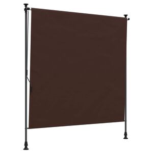 vidaXL Outdoor Rollo Braun 100 x 270 cm