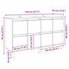 vidaXL Sideboards 2 pcs Altholz 60 x 35 x 70 cm Holzwerkstoff