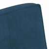 vidaXL Sitzbank Blau 110x74x84 cm Samt