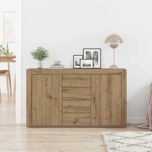 vidaXL Sideboard Artisan-Eiche 120 x 36 x 69 cm Holzwerkstoff