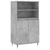 vidaXL Highboard Betongrau 60x36x110 cm Holzwerkstoff