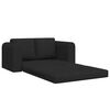 vidaXL Sofa Bett Schwarz 148 x 71 x 83 cm Stoff