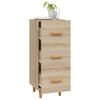 vidaXL Sideboard Sonoma-Eiche 34,5x34x90 cm Holzwerkstoff
