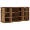 vidaXL Schuhschrank 103 x 30 x 51 cm Holzwerkstoff Altholz