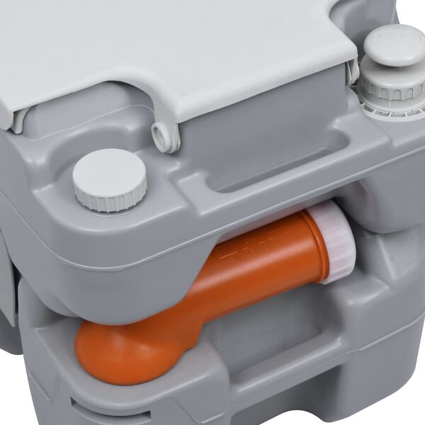 vidaXL Tragbare Camping-Toilette mit Wasserbehälter