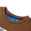 Kinder-Langarmshirt Cognac Melange 128