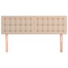 vidaXL Kopfteile 2 Stk. Cappuccino-Braun 72x5x78/88 cm Kunstleder