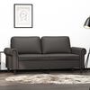 vidaXL 2-Sitzer-Sofa Grau 140 cm Kunstleder