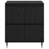 vidaXL Sideboard Schwarz Eichen-Optik 60 x 35 x 70 cm